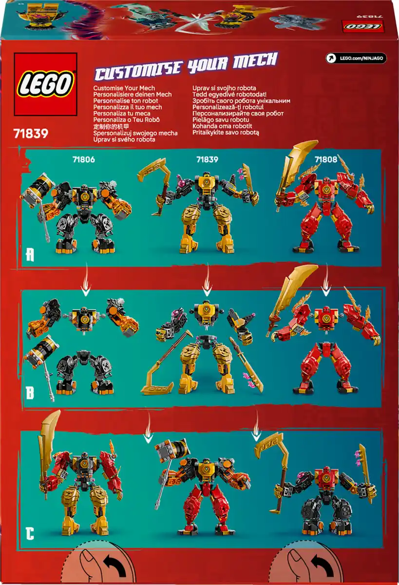 Bild 3 von LEGO NINJAGO 71839 Arins Spinjitzumech