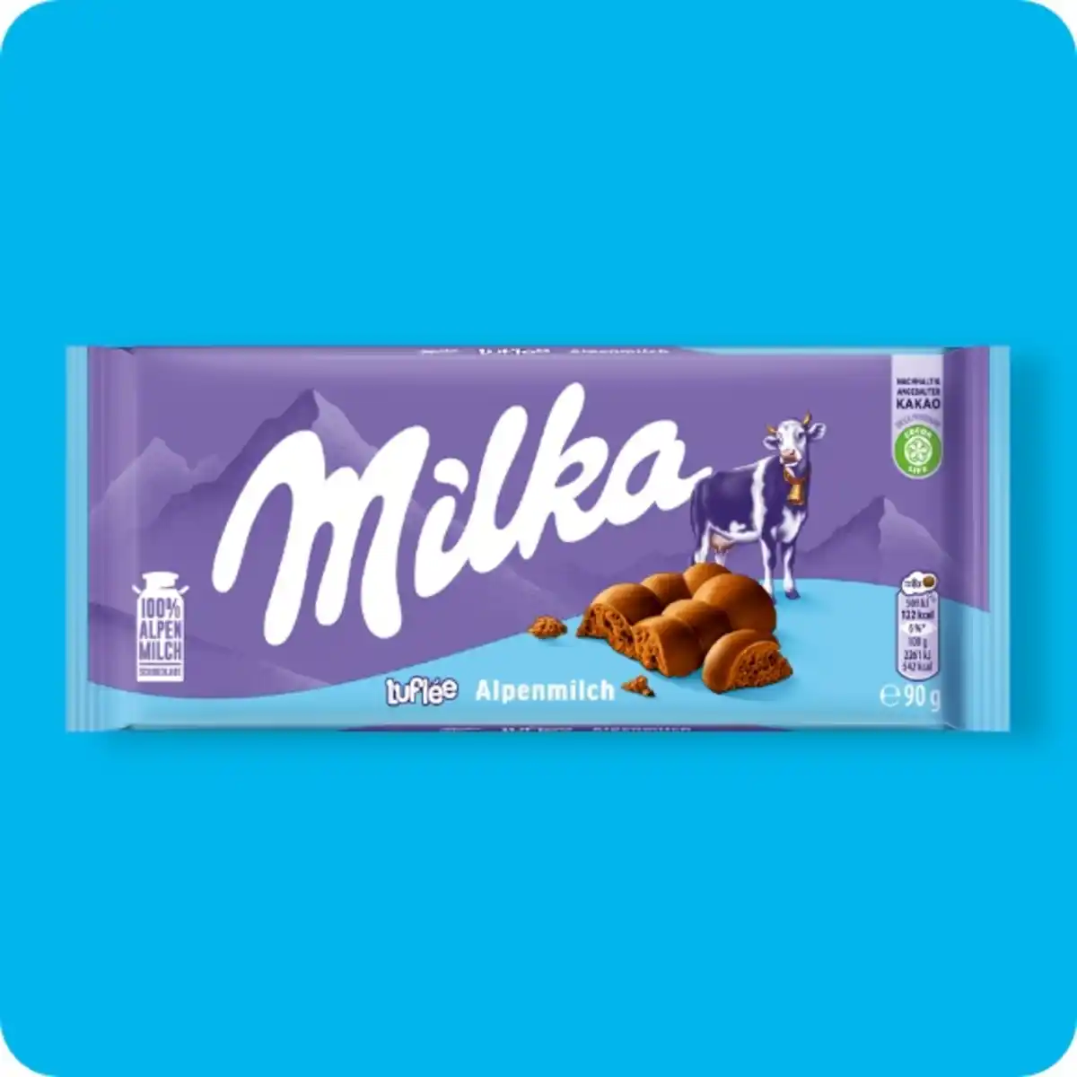 Bild 1 von MILKA Tafelschokolade, Verschiedene Sorten