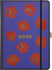 IDEENWELT Terminplaner Blumen A5 2026