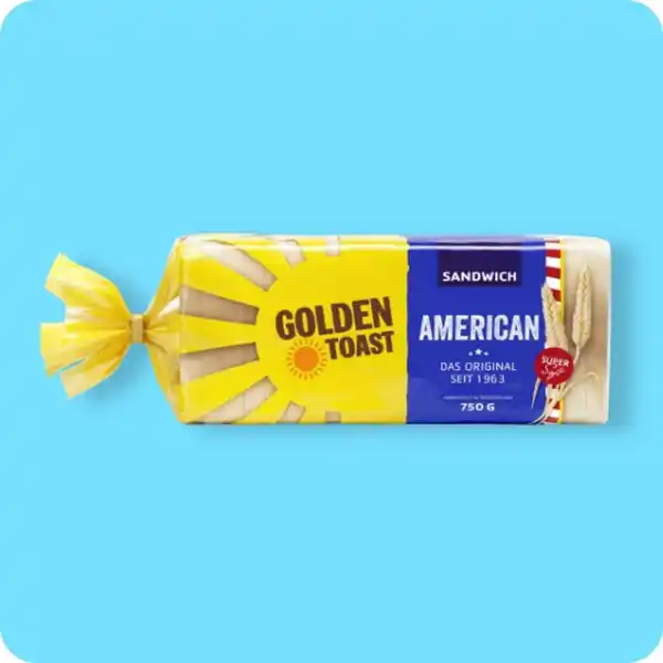 Bild 1 von GOLDEN TOAST Sandwich-Toast, Verschiedene Sorten