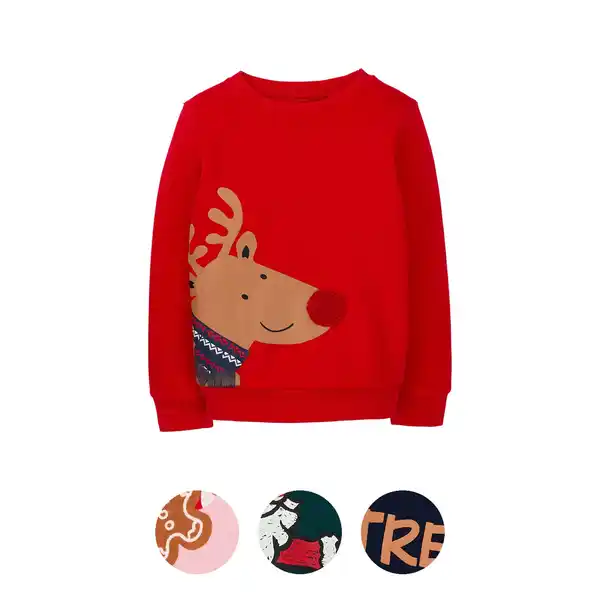 Bild 1 von LILY & DAN Kinder Weihnachtspullover