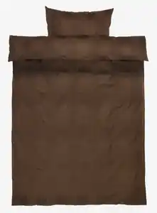 Satin-bettwäsche BARBO 135x200 braun