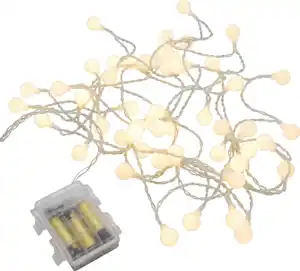 IDEENWELT LED-Lichterkette Kugeln