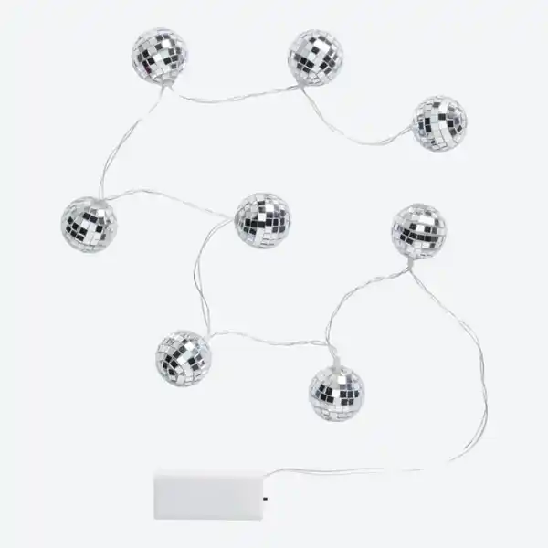 Bild 4 von LED-Disco-Kugel-Lichterkette mit Timerfunktion
