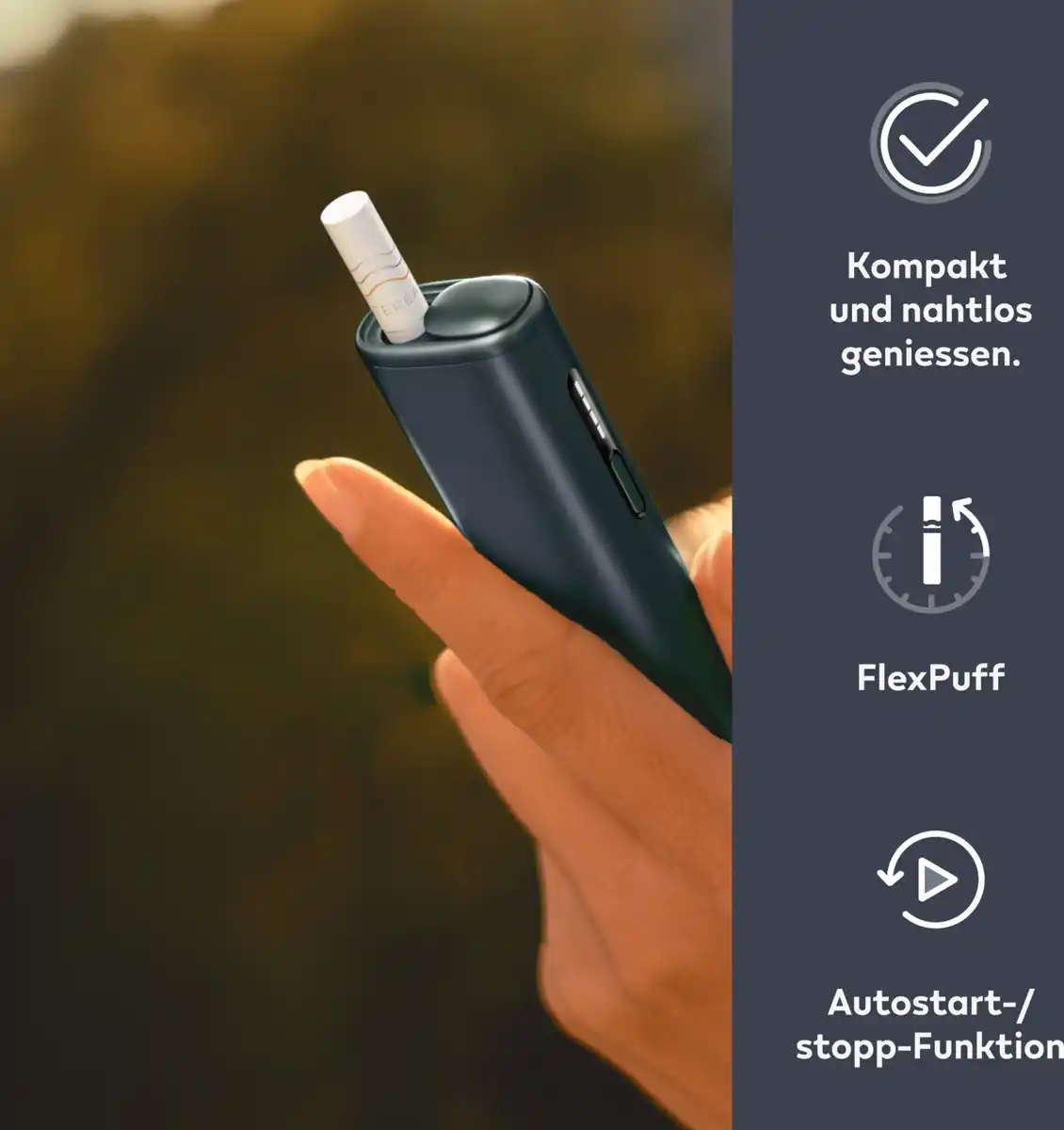 Bild 3 von IQOS ILUMA i ONE Kit Midnight Black