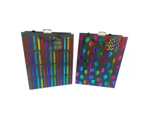 Geschenktüte A4 novooo, Rainbow schwarz