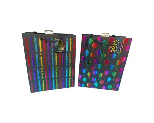 Bild 1 von Geschenktüte A4 novooo, Rainbow schwarz