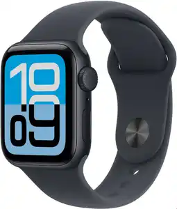 Apple Watch SE 3 (40mm) GPS Smartwatch Alu mit Sportarmband S/M mitternacht/mitternacht