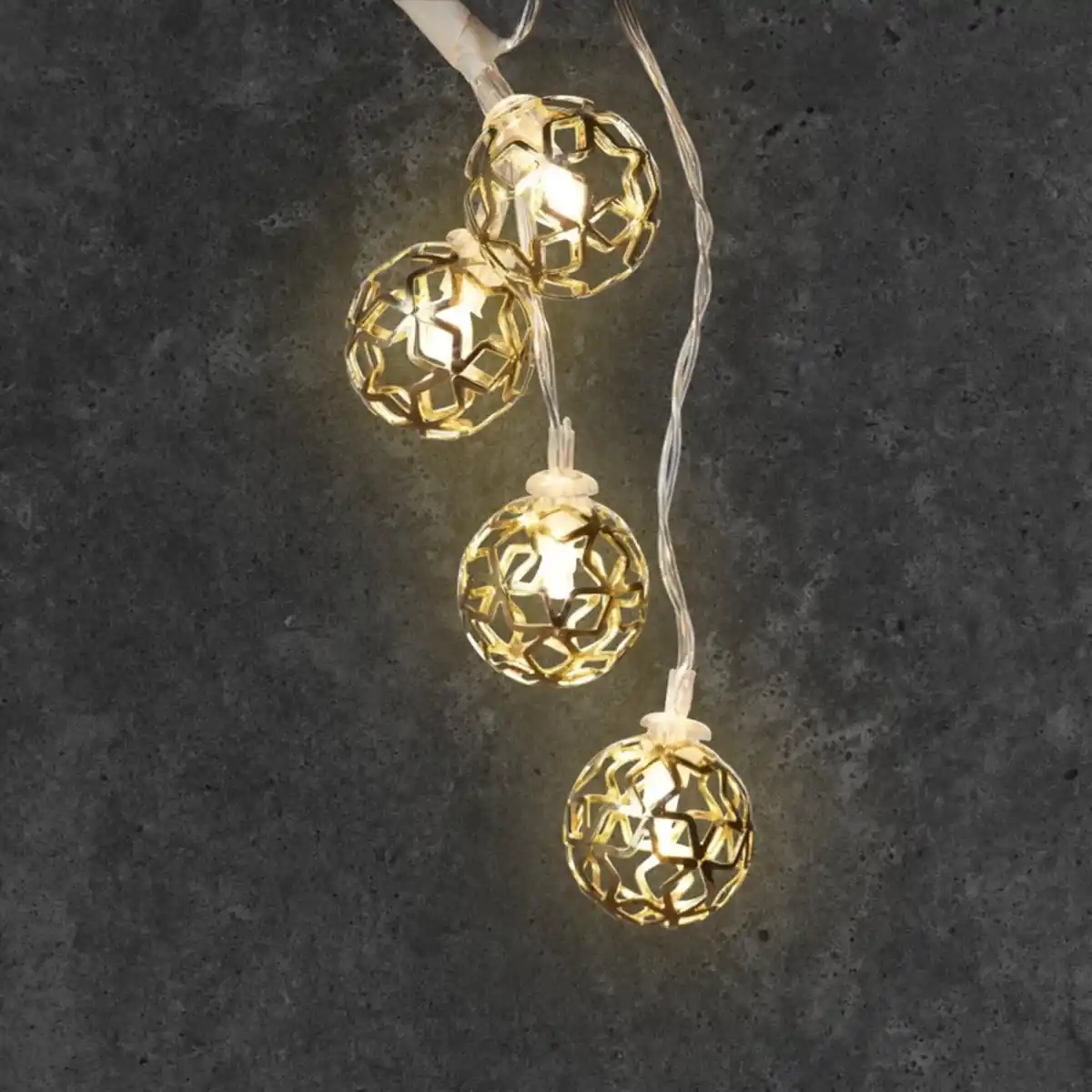 Bild 4 von LED-Kugel-Lichterkette, Länge ca. 120 cm