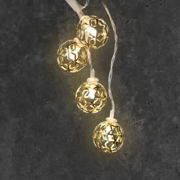 Bild 4 von LED-Kugel-Lichterkette, Länge ca. 120 cm