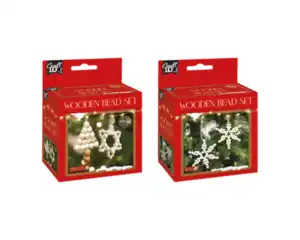 Bastelset 2er Holzperlen 2fach