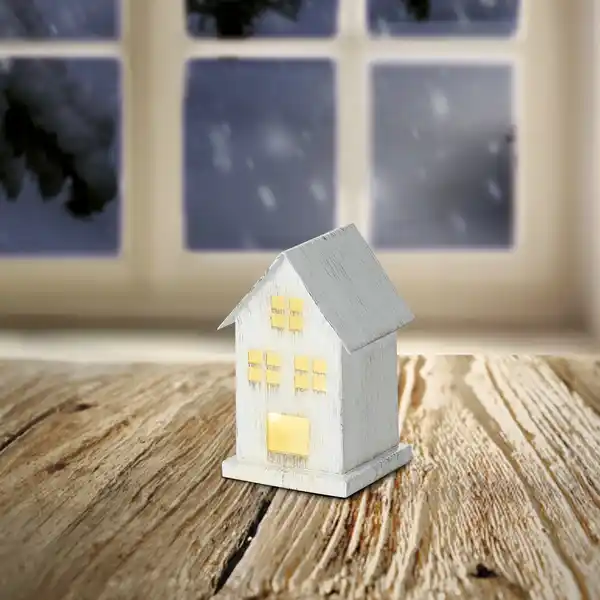 Bild 1 von LED-Haus, klein, ca. 5,5x5,5x10,5cm