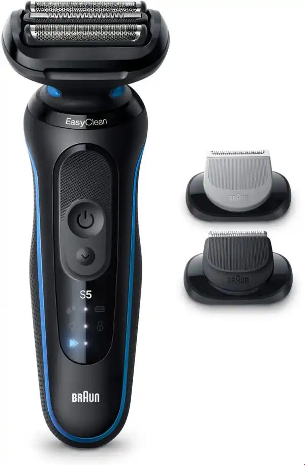 Bild 1 von 52-B1650s Series 5 Trocken-Nass Rasierer blau