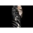 Bild 1 von Bild, Grau, Schwarz, Gold, Kunststoff, 120x80 cm, Bilder, Gerahmte Bilder