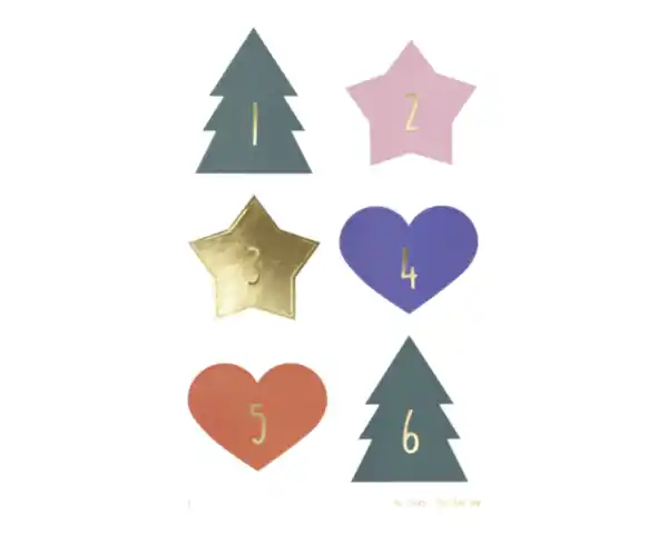 Bild 1 von Sticker Adventskalender Jolly Mix 1-24