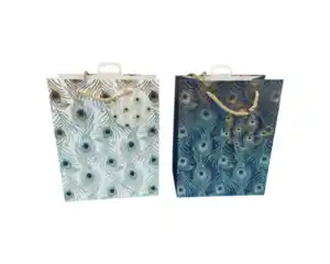 Geschenktüte A5 novooo, Feder gold