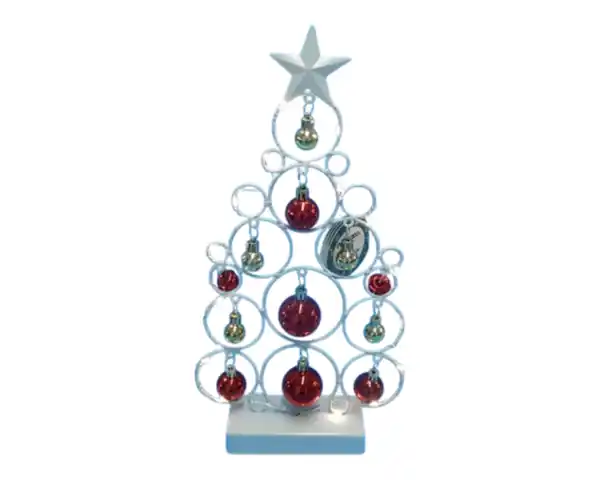 Bild 1 von LED Weihnachtsbaum novooo, mit 15LED, metall