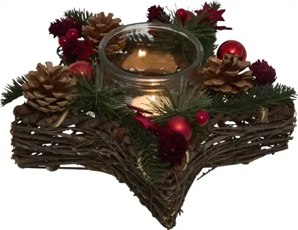 Bild 3 von IDEENWELT Adventsgesteck Stern