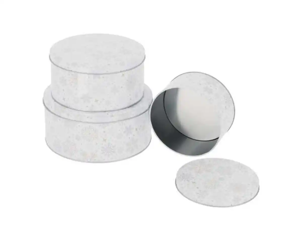 Bild 1 von Keksdose rund weiß, 19,7cm