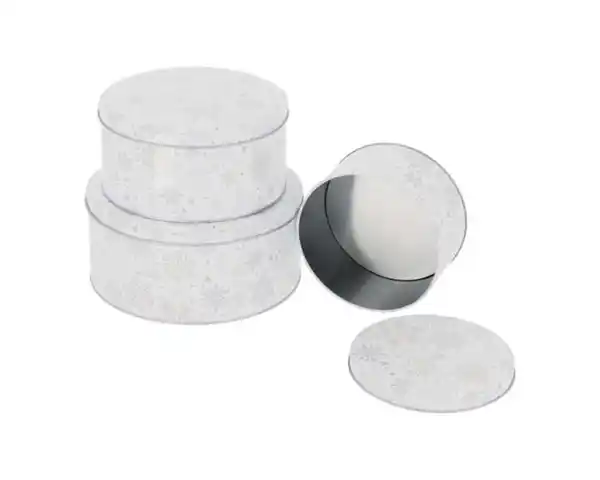 Bild 1 von Keksdose rund weiß, 19,7cm