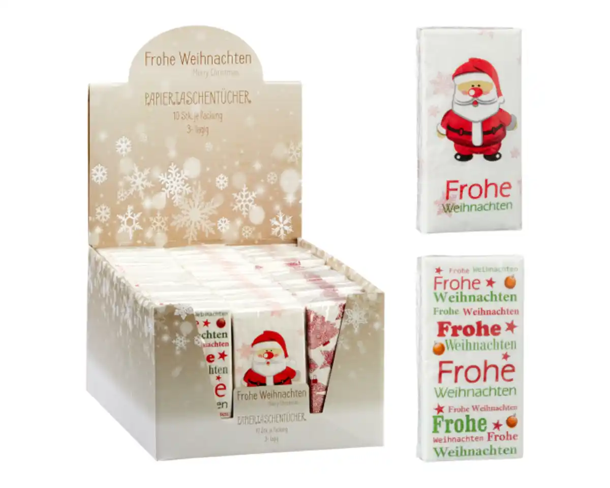 Bild 1 von Taschentücher 10er Weihnachten