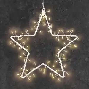 LED-Stern-Hängeleuchte mit Timerfunktion, ca. 30 cm