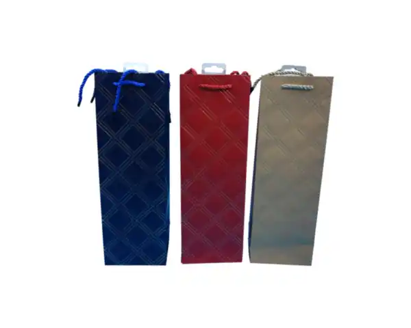 Bild 1 von Flaschentüte Raute novooo, gold, versch. Designs