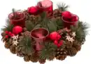 Bild 2 von IDEENWELT Adventskranz mit Teelichtgläsern