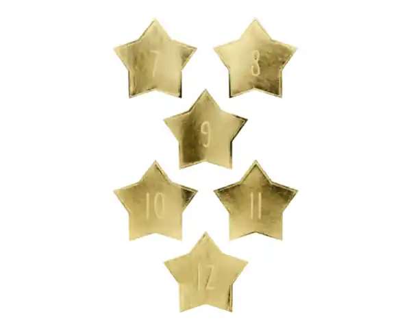 Bild 1 von Sticker Adventskalender Sterne 1-24