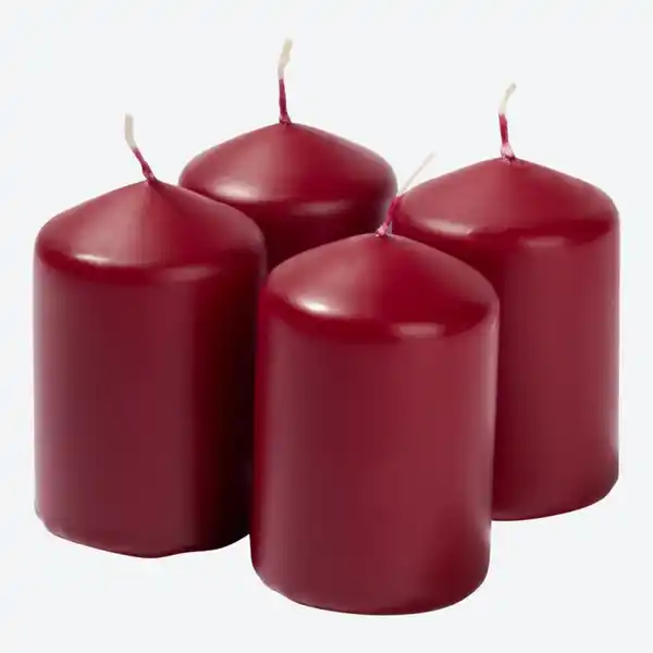 Bild 2 von Kerzen, 4er-Pack, ca. 5x7 cm