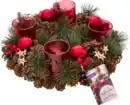 Bild 1 von IDEENWELT Adventskranz mit Teelichtgläsern