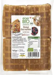 enerBiO Bio Dinkel Eierwaffeln, 165 g