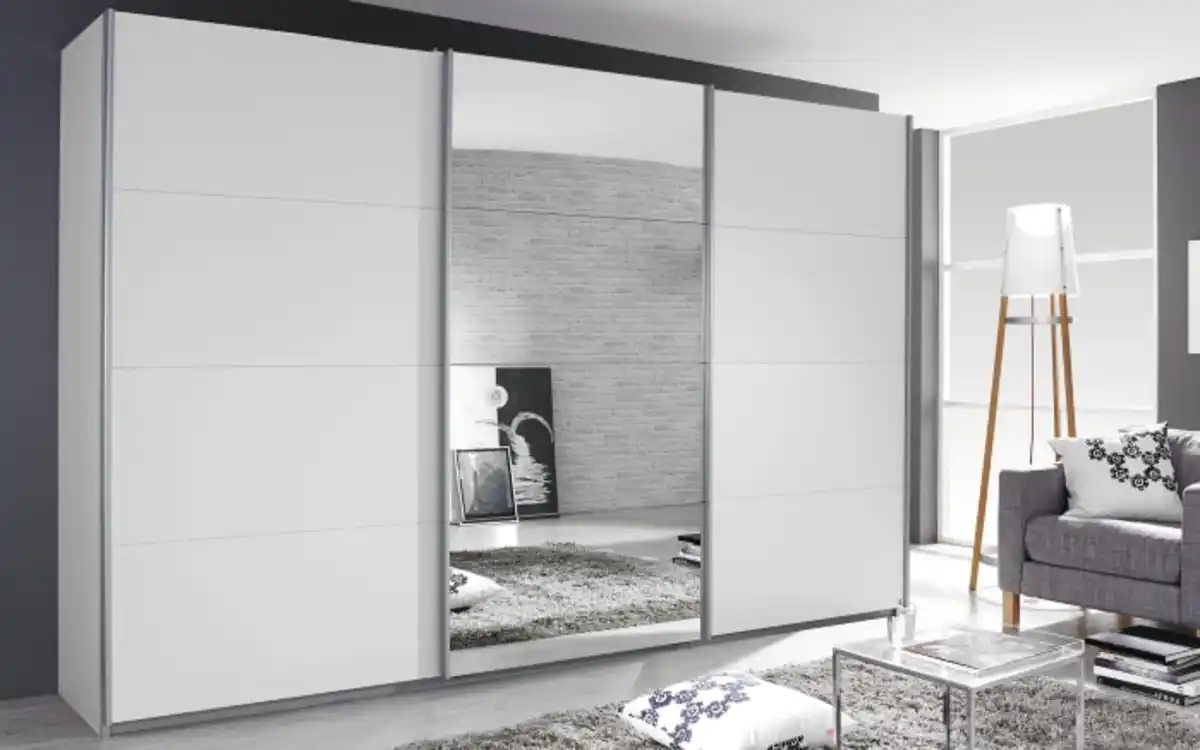 Bild 1 von Rauch - Schwebetürenschrank Kulmbach-A, weiß, 361 x 229 cm