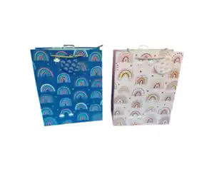 Geschenktüte A4 novooo, Regenbogen 2fach