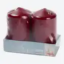 Bild 1 von Stumpenkerze, 2er-Pack, ca. 6x10 cm