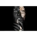 Bild 1 von Bild, Grau, Schwarz, Gold, Kunststoff, rechteckig, 150x100 cm, Bilder, Gerahmte Bilder