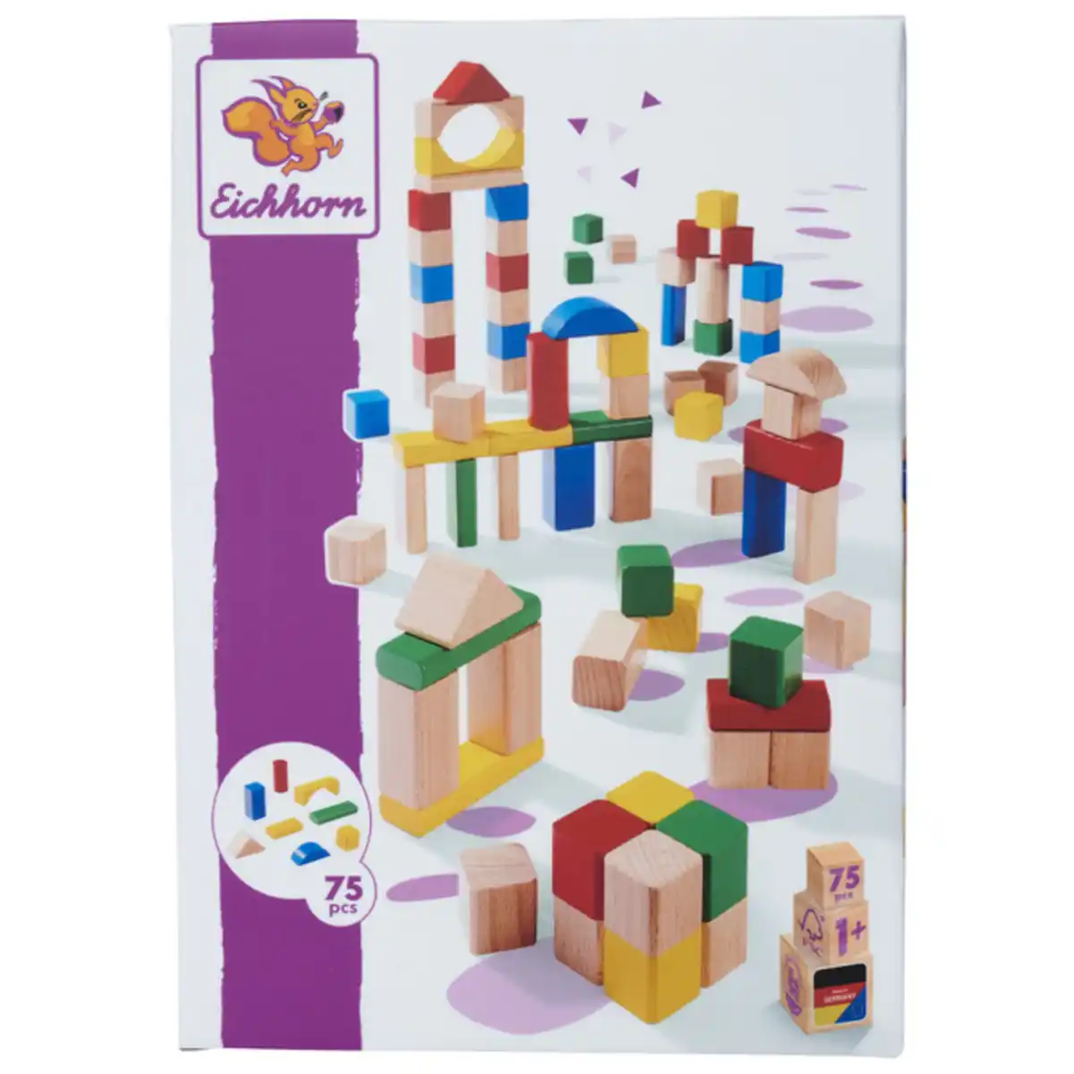 Bild 1 von Eichhorn - Holzbausteine - 75-teilig