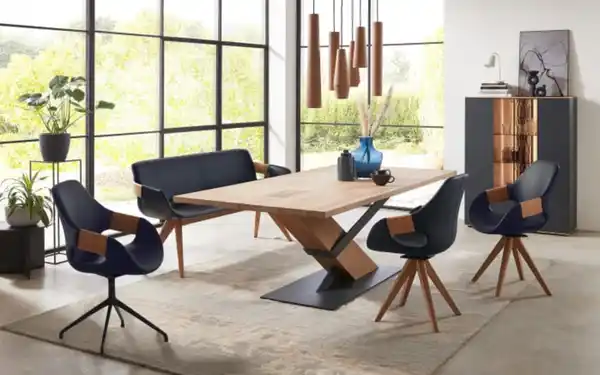 Bild 3 von Hartmann - Armlehnstuhl Basti, dunkelblau, inkl. Elastic-Aktiv-Federung