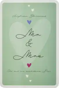 modern times Grußkarte Hochzeit Mr & Mrs