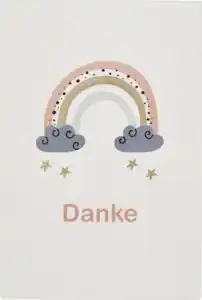 modern times Grußkarte Danke