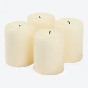 Kerzen, 4er-Pack, ca. 5x7 cm