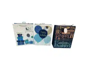 Geschenktüte A4 novooo, blau 3fach