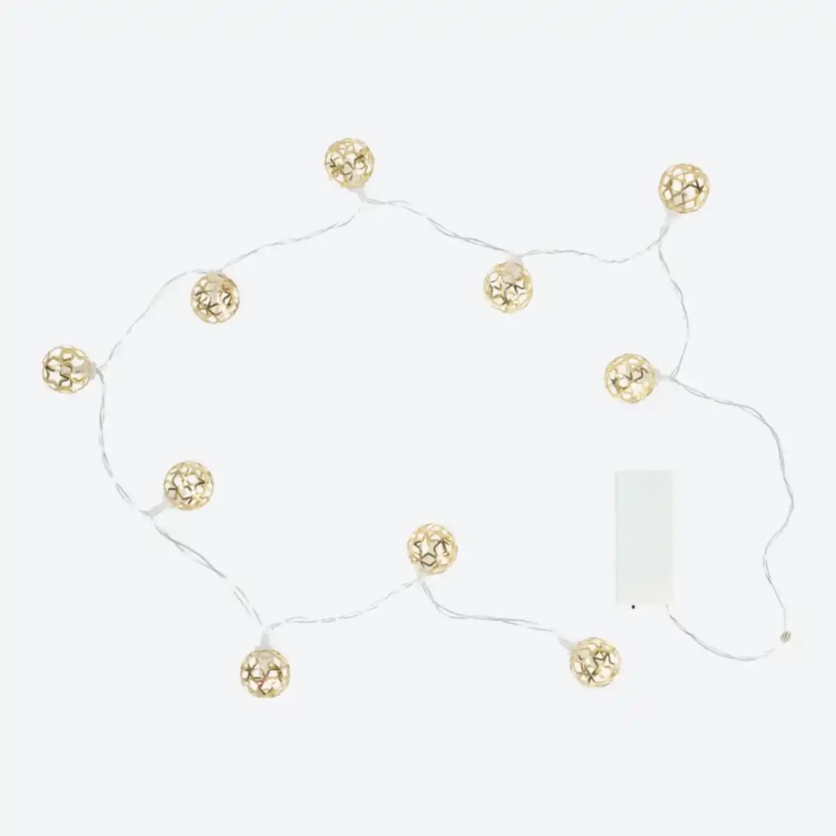 Bild 2 von LED-Kugel-Lichterkette, Länge ca. 120 cm