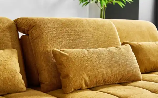 Bild 2 von Steinpol PoCo - Wohnlandschaft Carolina XC, gelb, inkl. Schwenkrückenfunktion