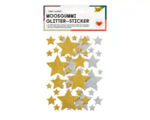 Sticker Moosgummi 50er Sterne Classic
