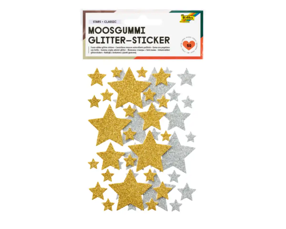 Bild 1 von Sticker Moosgummi 50er Sterne Classic