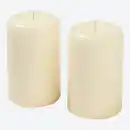Bild 1 von Stumpenkerze, 2er-Pack, ca. 6x10 cm