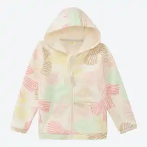 Kinder-Mädchen-Sweatjacke mit Kapuze