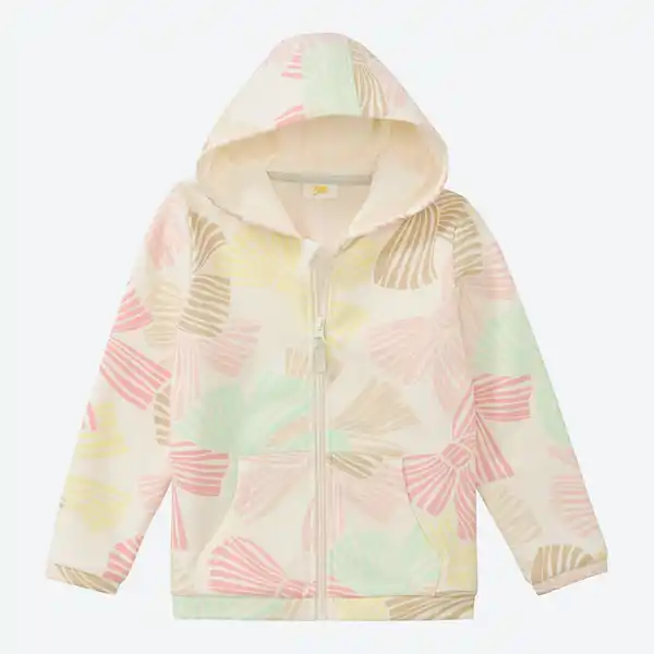 Bild 1 von Kinder-Mädchen-Sweatjacke mit Kapuze