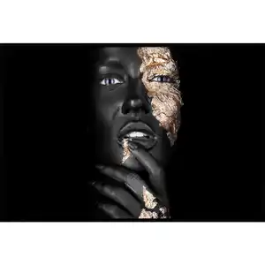 Bild, Schwarz, Kunststoff, Eiche, 150x100 cm, einfache und schnelle Anbringung, gerahmt, Bilder, Gerahmte Bilder